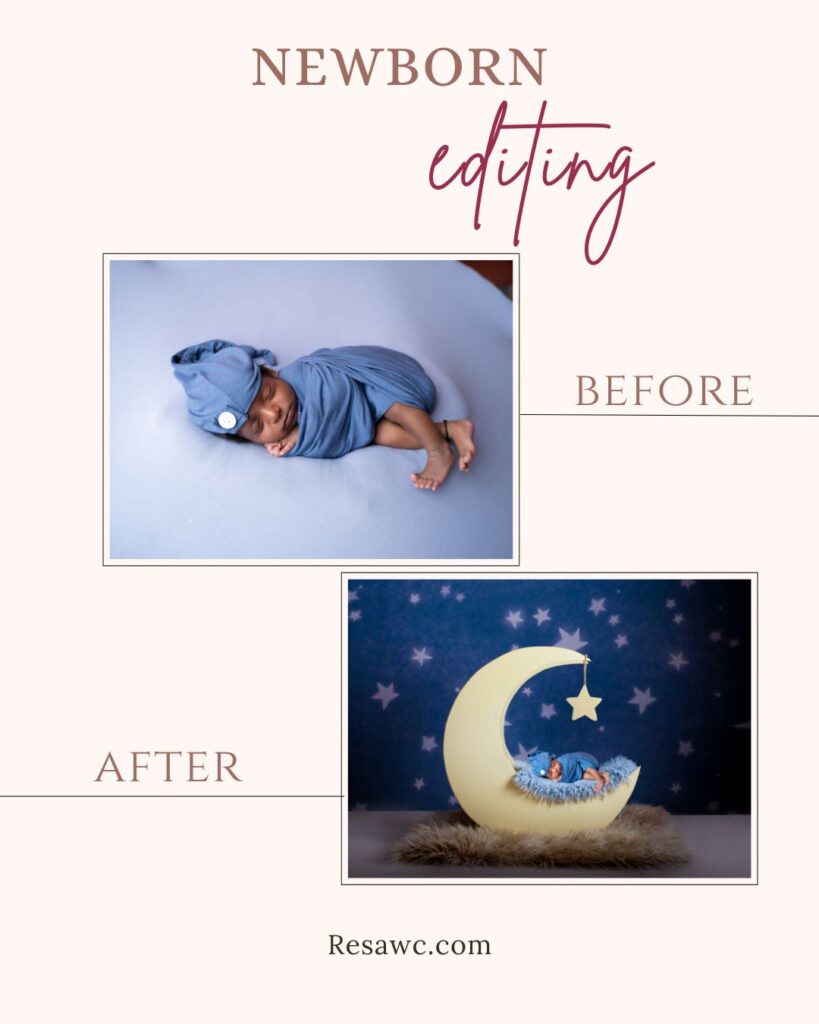 Newborn baby editing by resawc